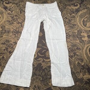 Banana Republic White Wide Leg Pants